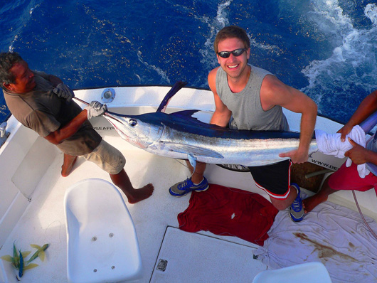 White marlin Fsihing Cancun